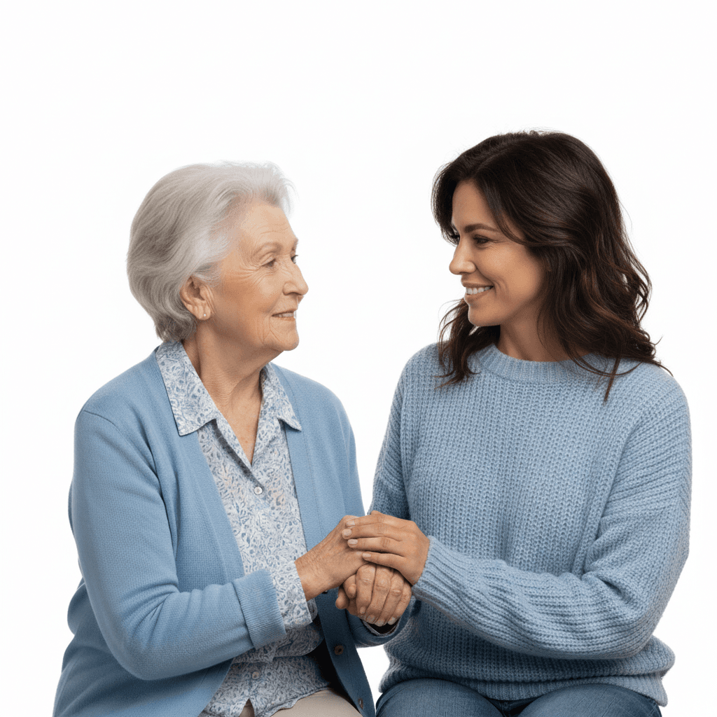 Warm embrace showing care and connection